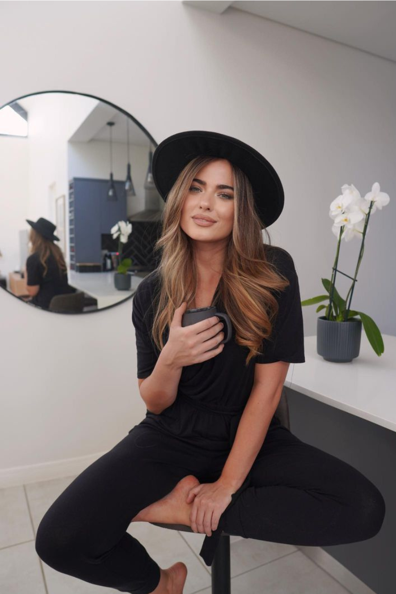 Cotton Jumpsuit | Black