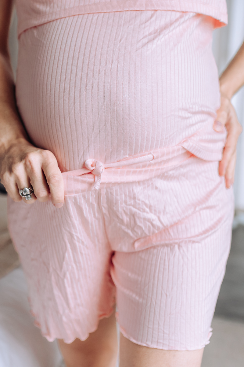 Loungewear Tee and Shorts | Cotton Candy Pink