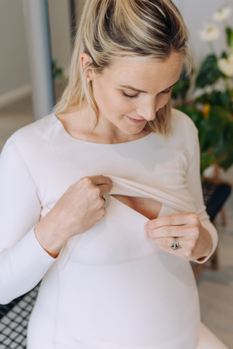 Loungewear Long Tee and Pants | Pearl