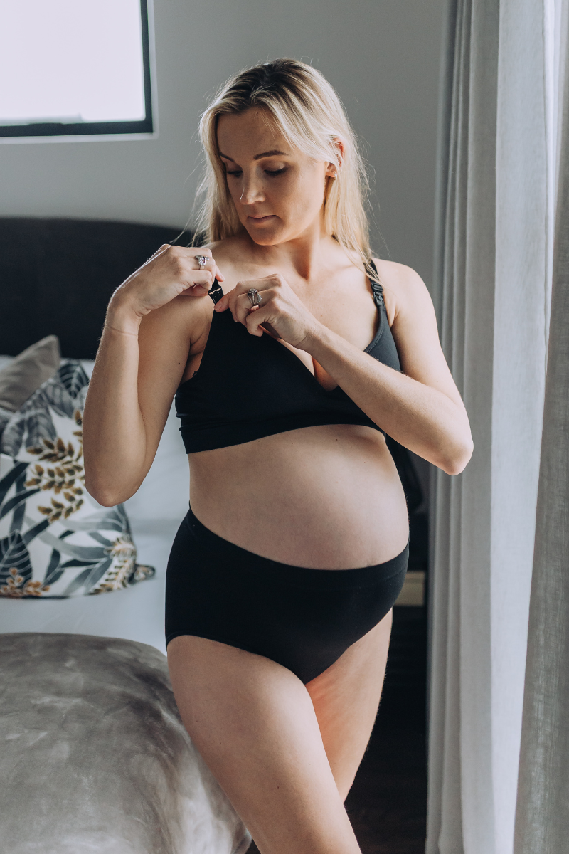 Pamela Padded Nursing Bra | Black