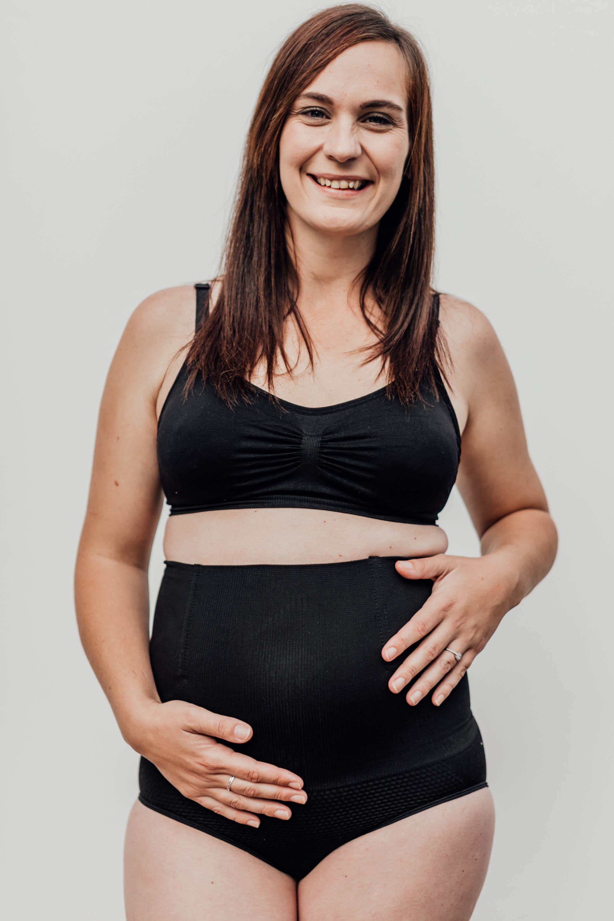 High Waisted Tummy Tucker Maternity Panty | Black