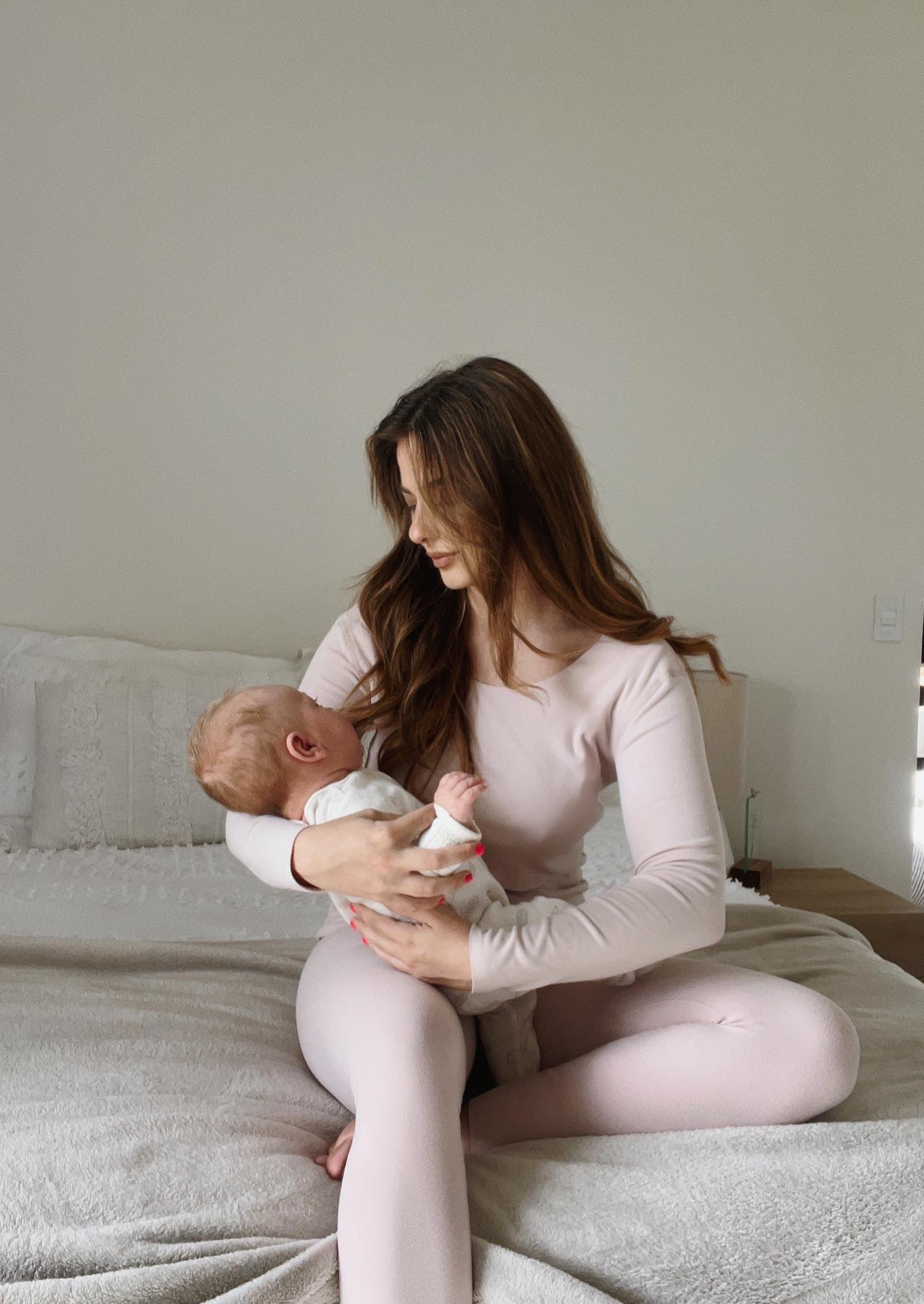 Loungewear Long Tee and Pants | Dusty Pink