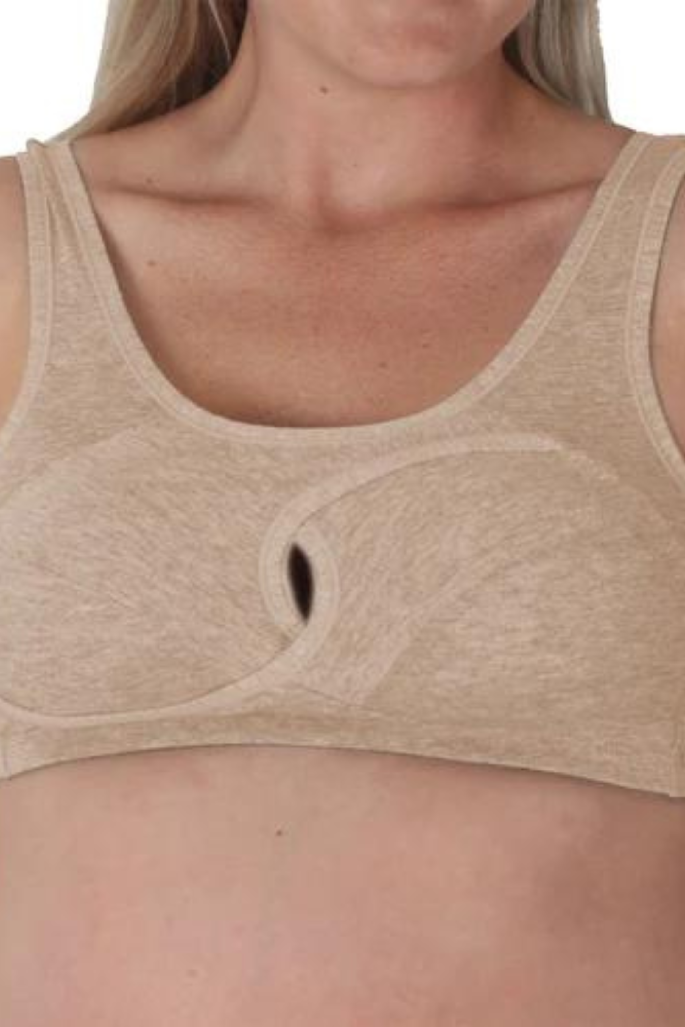 Kaitlyn Anti Sag Sports Bra and Panty Set | Nude