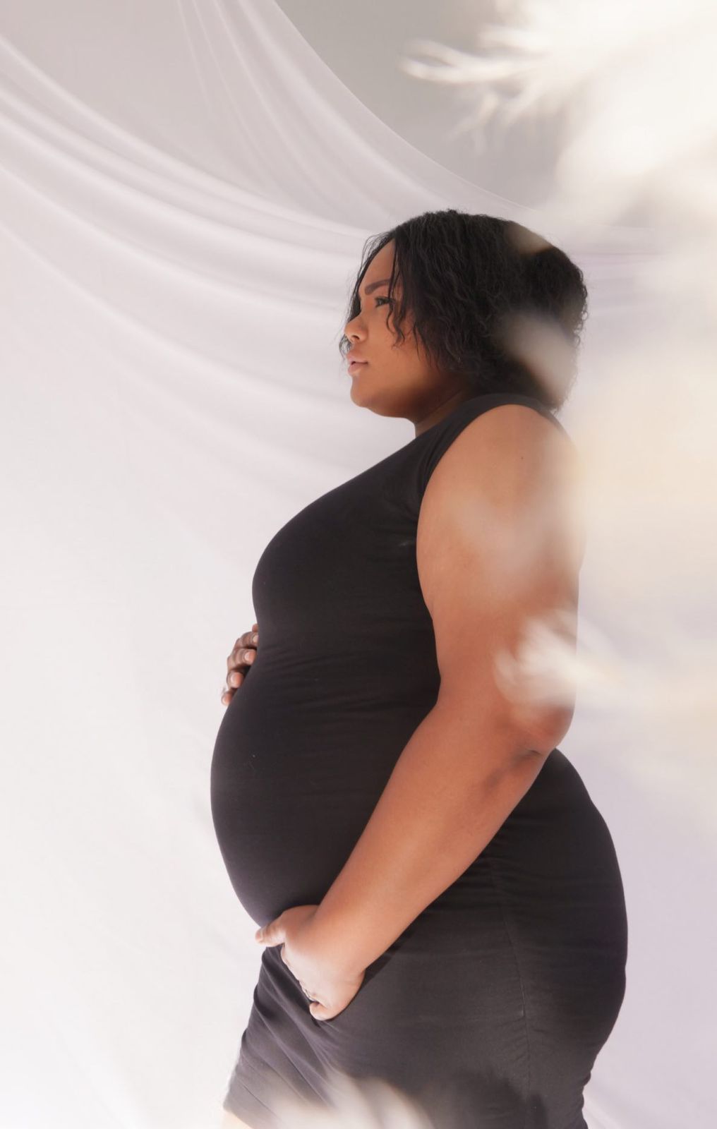 Cross Over Dress | Black