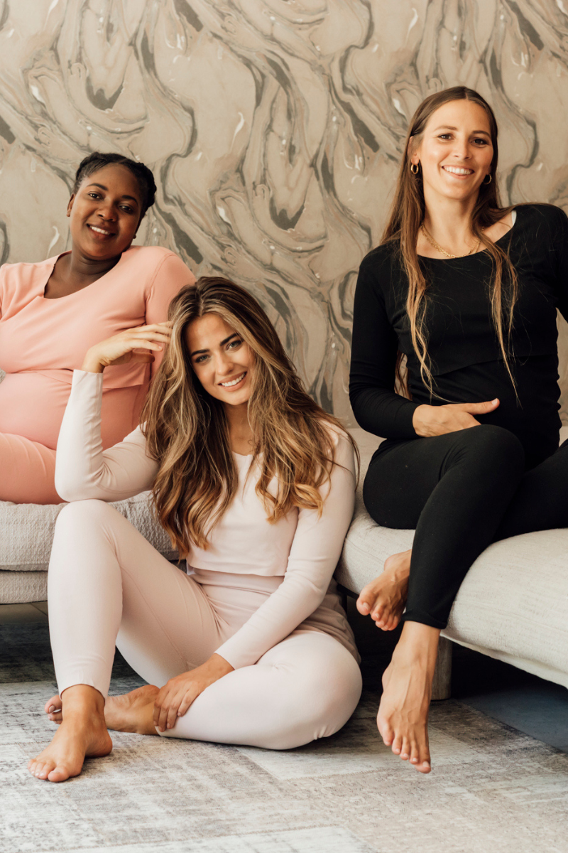 Loungewear Long Tee and Pants | Midnight Black