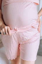 Loungewear Tee and Shorts | Cotton Candy Pink