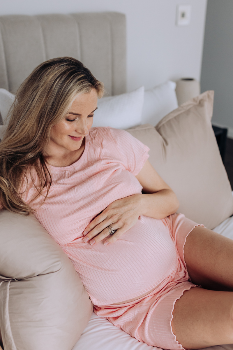 Loungewear Tee and Shorts | Cotton Candy Pink