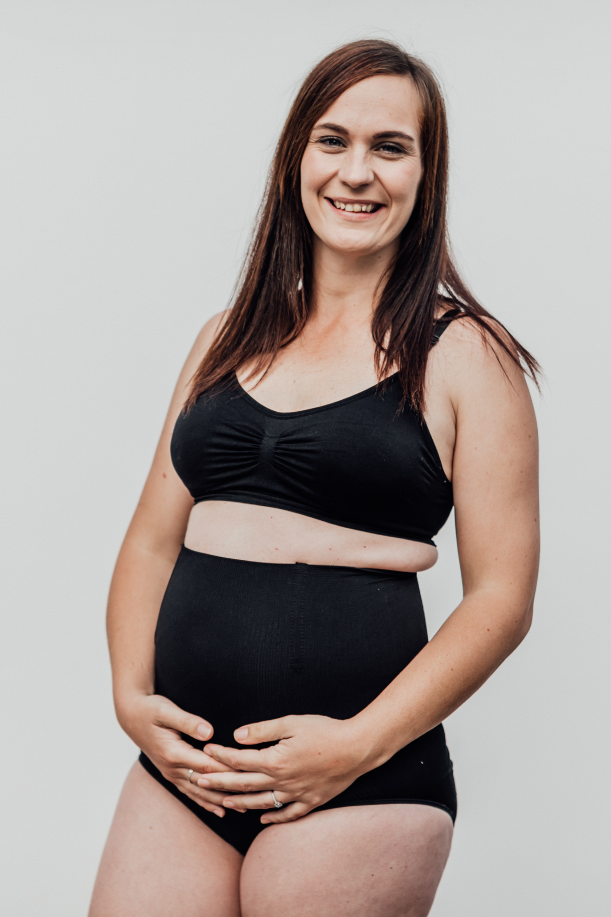 High Waisted Tummy Tucker Maternity Panty | Black