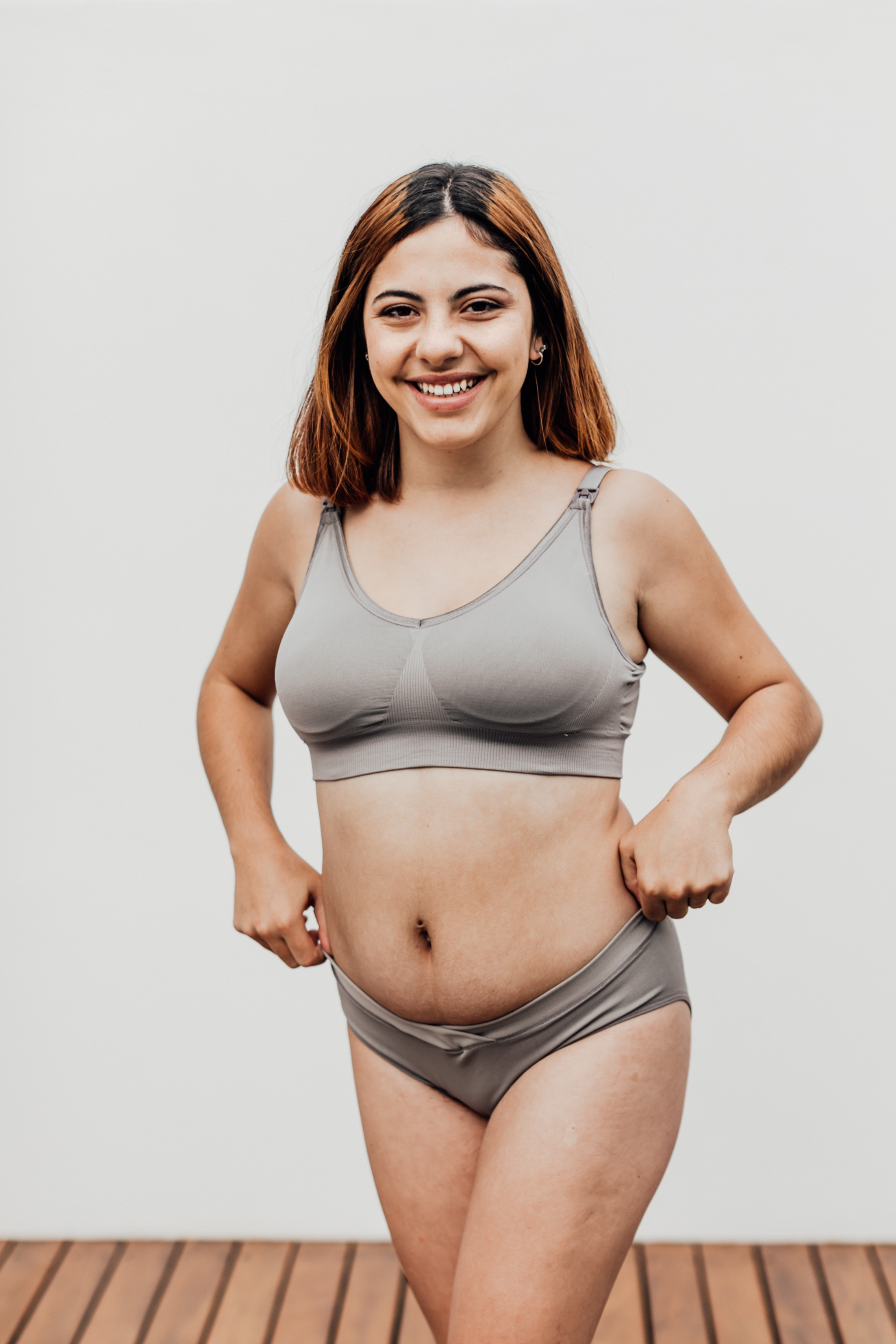 Jenna Nursing Bra | Grey