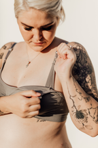 Kirsti Seamless Super Stretch Nursing Bra | Grey