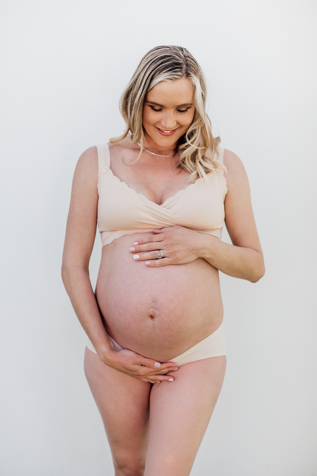 Intimate Maternity U-Shape Under Belly Panty | Nude