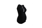 Amber | Elegant Mesh Bust | Black | One Piece