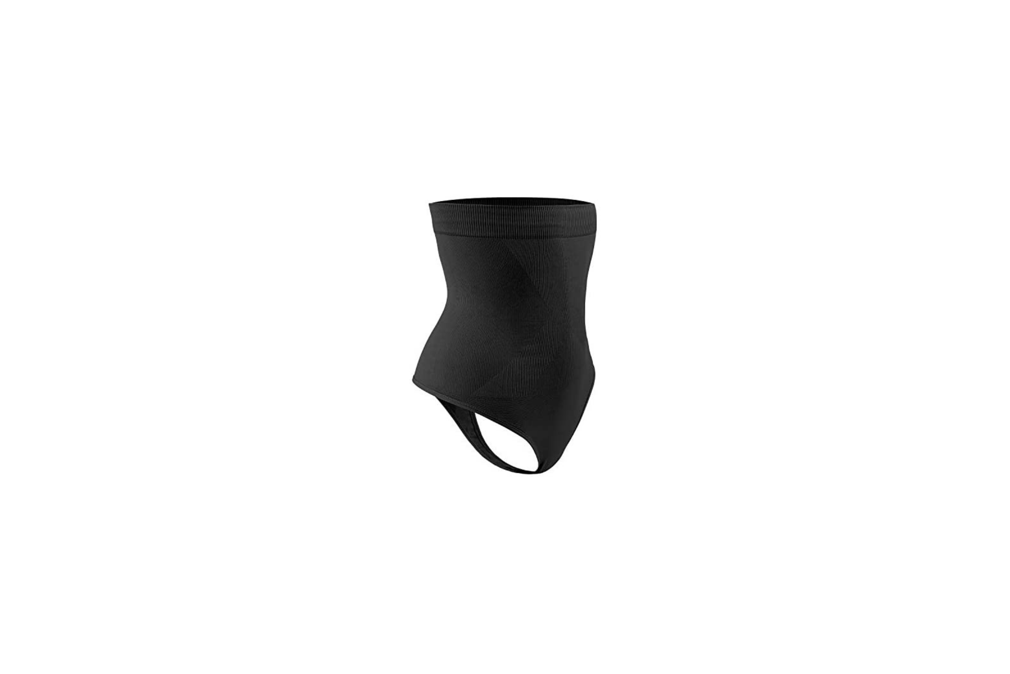 High Waisted Tummy Tucker Maternity Thong Twin Pack  | Black & Nude